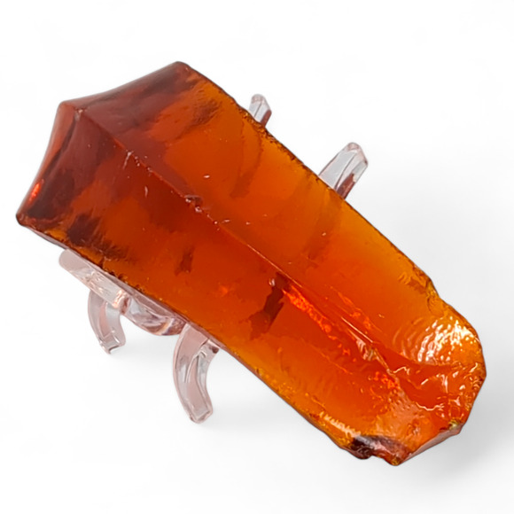 Amberina Art Glass Cullet Glowing Cadmium Slag #4GS40 - Picture 2 of 7